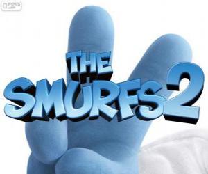 Puzzle Λογότυπο από την ταινία Τα Στρουμφάκια 2, The Smurfs 2